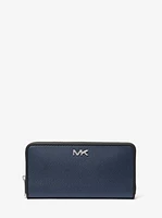 Varick Leather Zip-Around Wallet