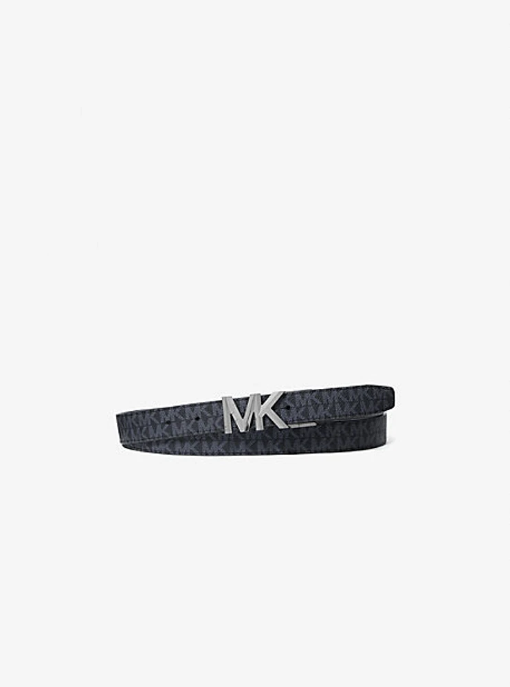 Reversible Signature Logo and Leather Belt