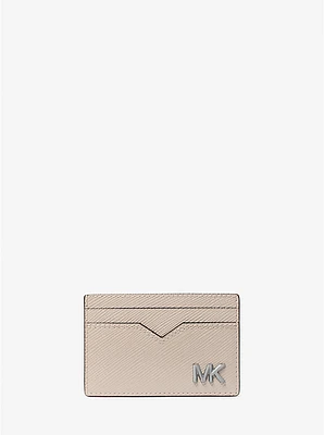 Edison Scratch-Resistant Crossgrain Leather Card Case
