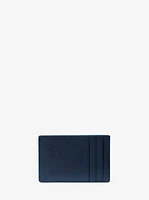 Edison Scratch-Resistant Crossgrain Leather Card Case