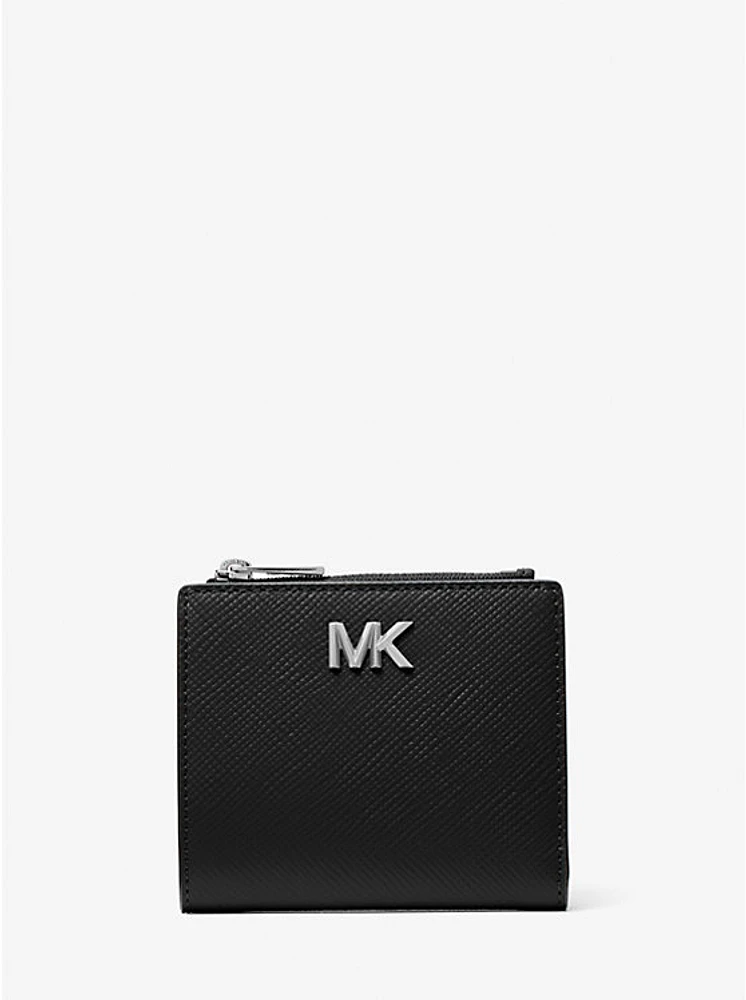 Edison Scratch-Resistant Crossgrain Leather Wallet