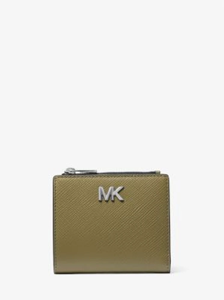 Edison Scratch-Resistant Crossgrain Leather Wallet