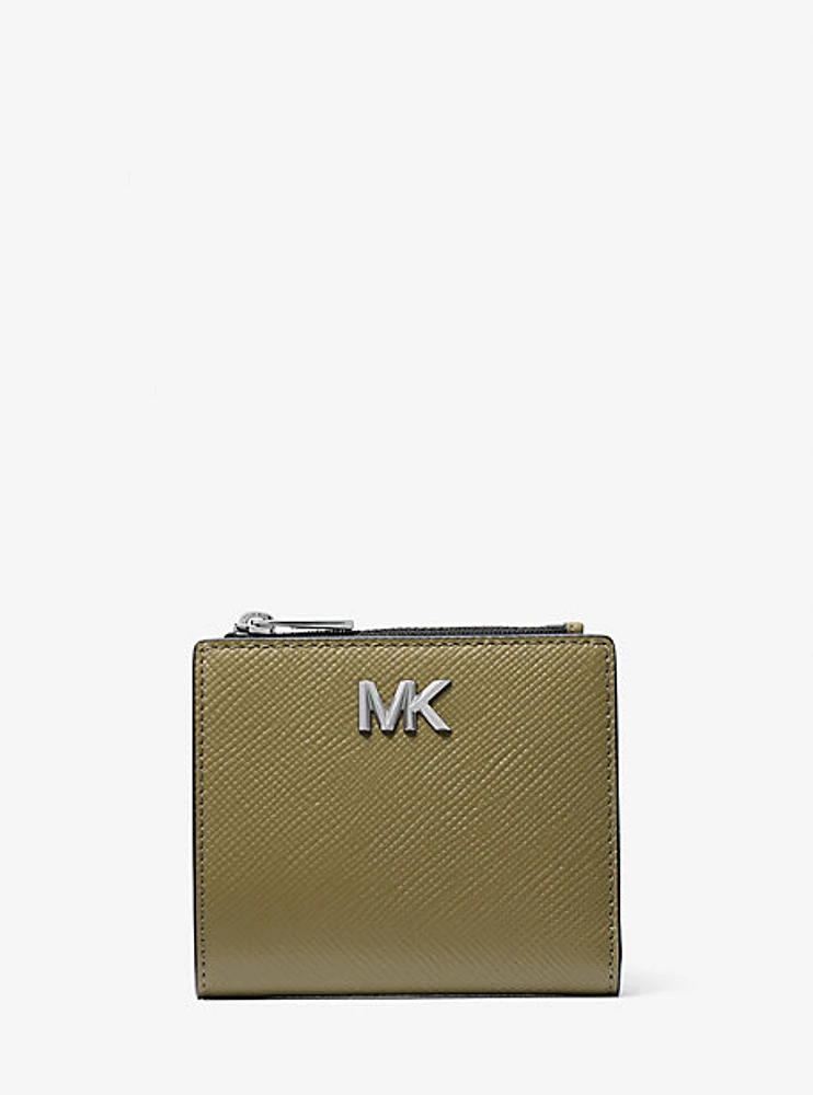 Edison Scratch-Resistant Crossgrain Leather Wallet