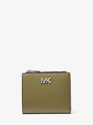 Edison Scratch-Resistant Crossgrain Leather Wallet