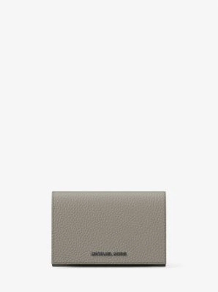 Hudson Pebbled Leather Card Case