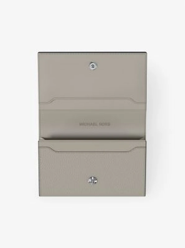 Hudson Pebbled Leather Card Case