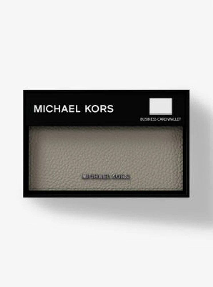 Hudson Pebbled Leather Card Case