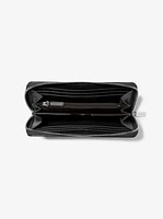 Hudson Pebbled Leather Zip-Around Wallet