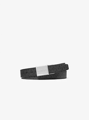 Reversible Logo and Leather Belt