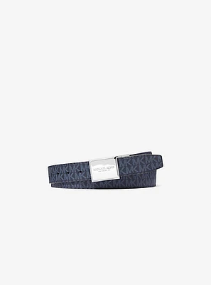 Reversible Logo and Leather Belt