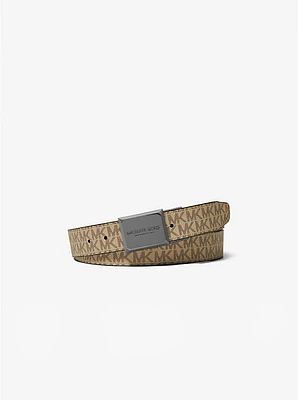 Reversible Logo and Leather Belt