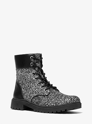 Alistair Glitter Combat Boot