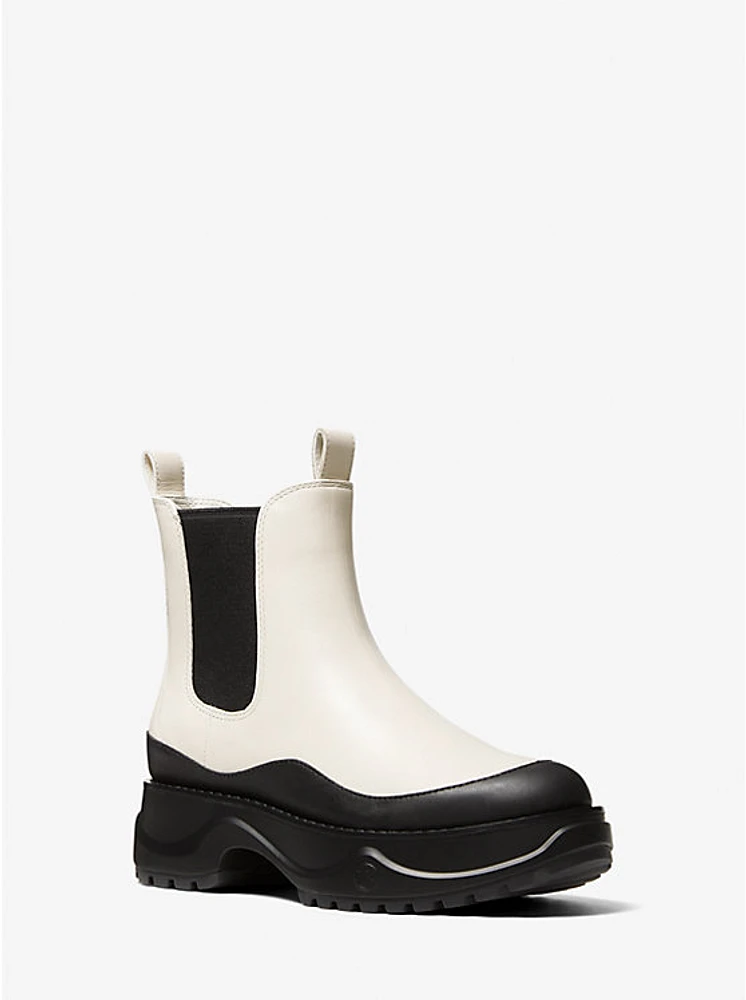 Dupree Two-Tone Leather Boot