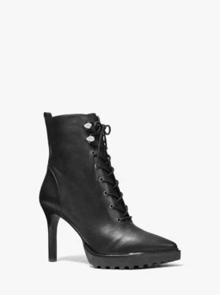 Kyle Leather Lace-Up Boot