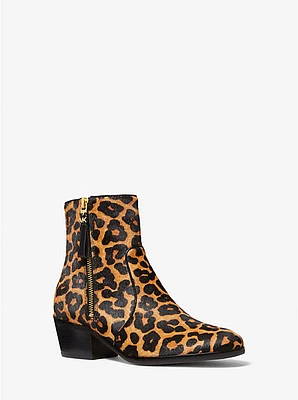 Sawyer Leopard Print Calf Hair Boot