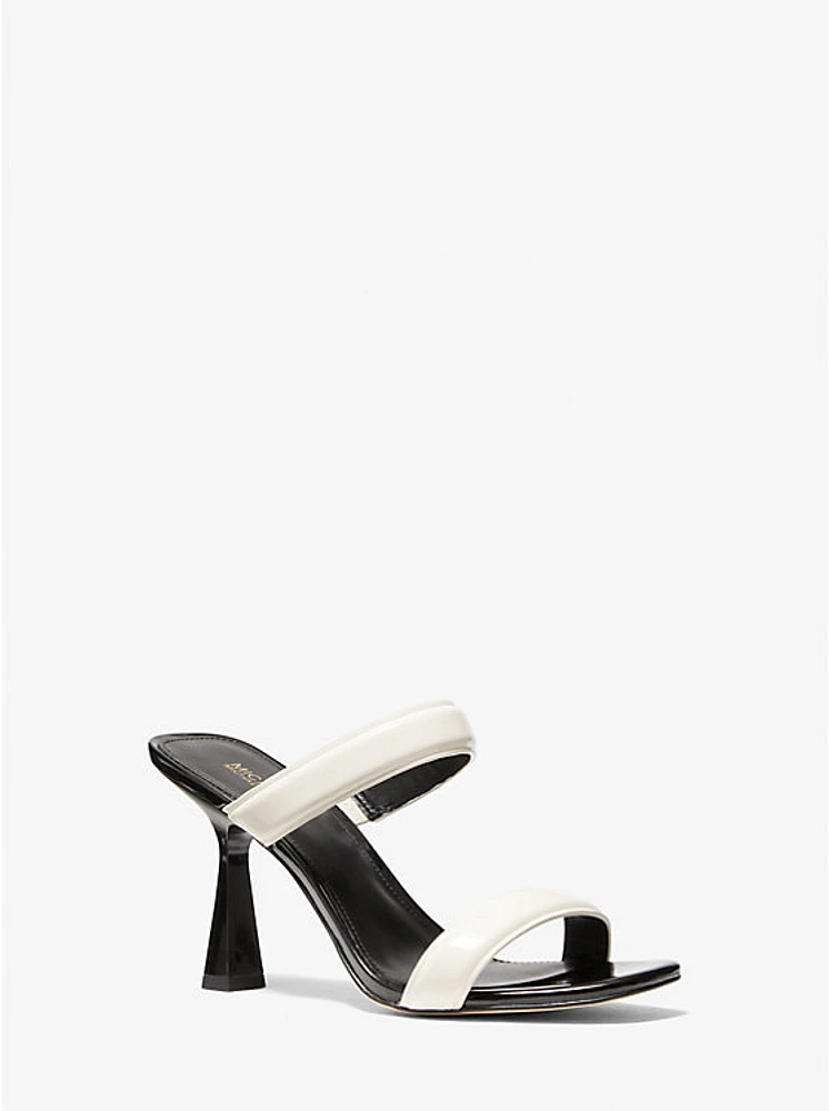 Clara Two-Tone Patent Leather Sandal