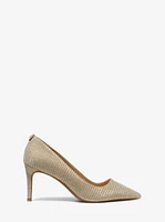 Alina Flex Glitter Chain-Mesh Pump