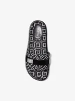 Padma Logo Jacquard Slide Sandal