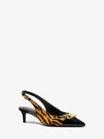 Parker Flex Tiger Print Calf Hair Pump