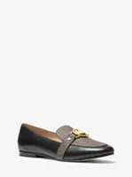 Rory Leather and Logo Loafer