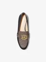 Rory Leather and Logo Loafer