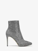 Rue Embellished Glitter Chain-Mesh Boot