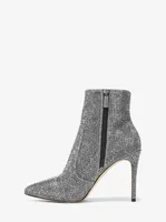 Rue Embellished Glitter Chain-Mesh Boot