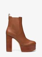 Natasha Leather Platform Boot