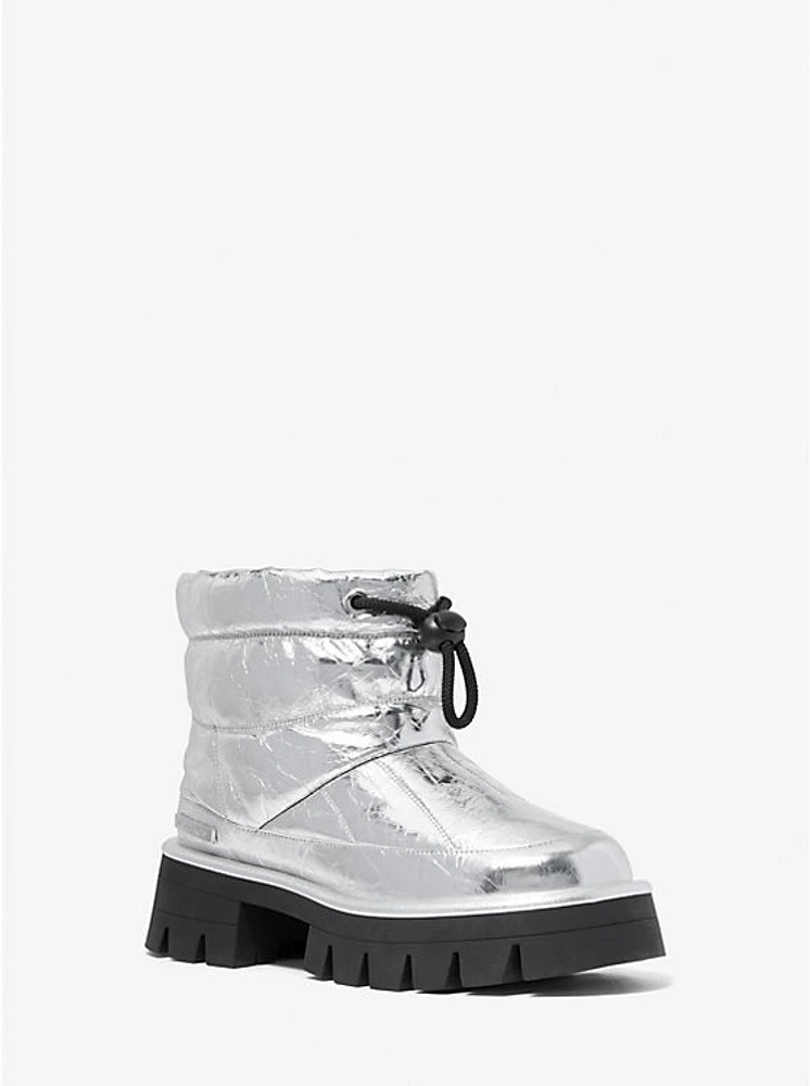 Barton Crackled Metallic Leather Boot