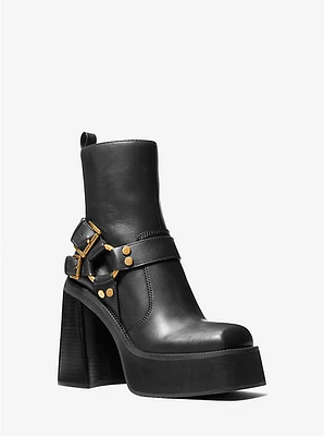 Crosby Leather Platform Moto Boot