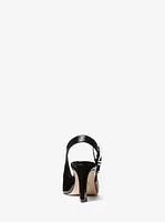 Darrington Crackled Patent Leather Slingback Pump