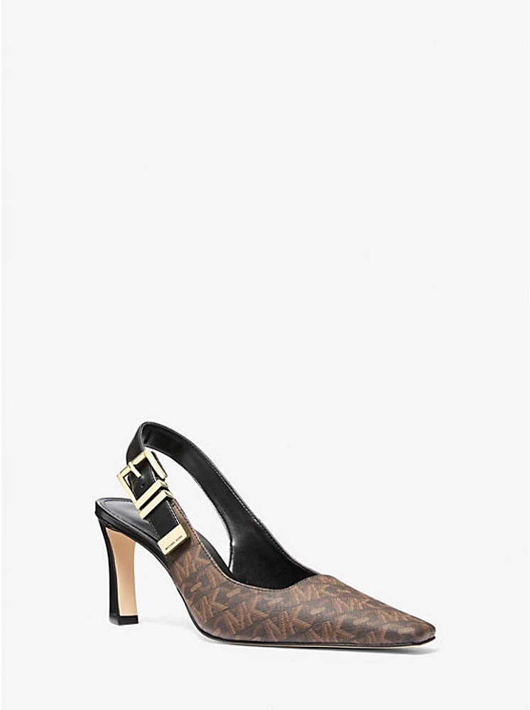 Darrington Empire Monogram Slingback Pump