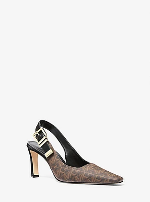 Darrington Empire Monogram Slingback Pump