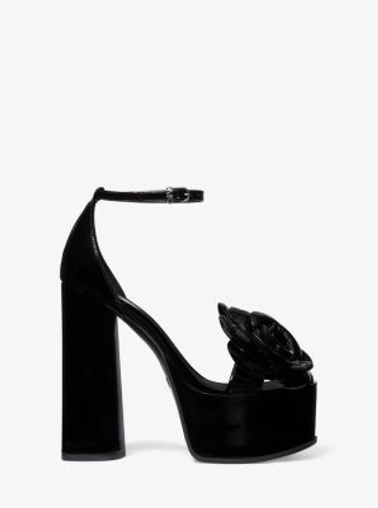 Elodie Patent Leather Platform Sandal