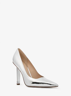 Halle Metallic Leather Pump