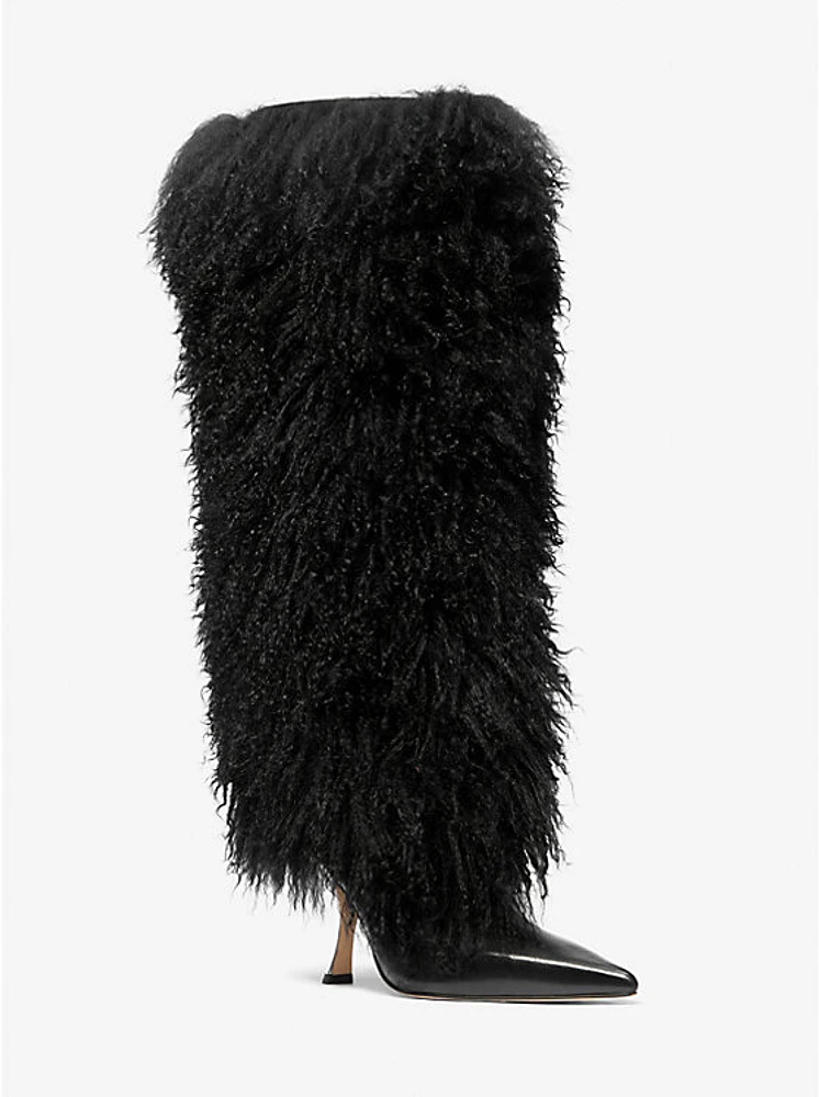 Luna Shearling and Leather Boot