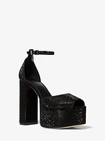 Maxine Crystal Embellished Platform Sandal