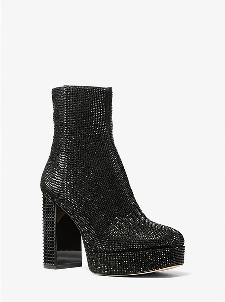 Maxine Crystal Embellished Platform Boot