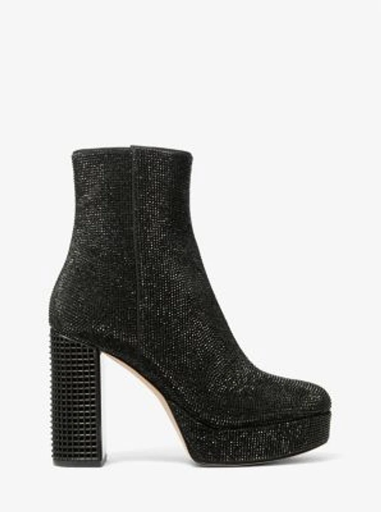 Maxine Crystal Embellished Platform Boot