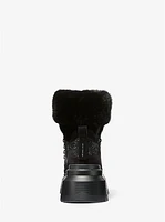 Shiloh Embellished Mixed-Media Boot
