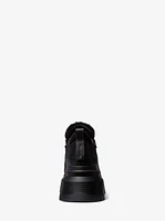 Shiloh Leather and Faux Fur Platform Boot
