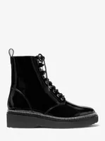 Haskell Patent Leather Combat Boot