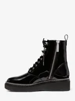 Haskell Patent Leather Combat Boot