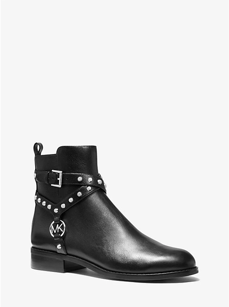 Preston Studded Leather Ankle Boot