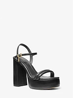 Laci Leather Platform Sandal