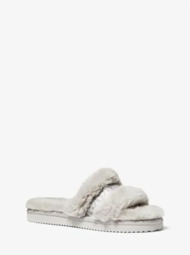 Scarlett Faux Fur Slide Sandal