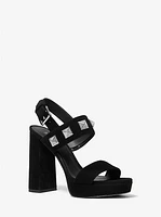 Wren Studded Suede Platform Sandal