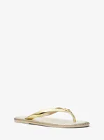 Jet Set Metallic PVC Flip-Flop