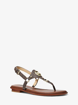 Casey Signature Logo Sandal