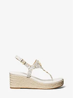 Casey Signature Logo Wedge Sandal